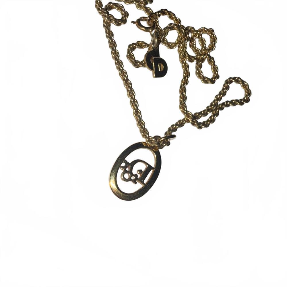 Authentic Christian Dior Gold Plated Necklace- EUC - Picture 4 of 5